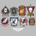 thumbnail image 2 of Men's Top Gun: Maverick Codename Patches Graphic T-Shirt, 2 of 4