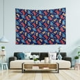 thumbnail image 7 of Coolnut Cute Dinosaur Tapestry Washable Polyester Art Wall Hanging Blanket for Living Room Bedroom Dorm Party, 90 x 60 Inch Home Decor Gifts, 7 of 7