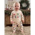 thumbnail image 5 of RUINIXCW Toddler Girl Boy Christmas Outfit Long Sleeve Pullover Sweatshirt and Pants, 5 of 7