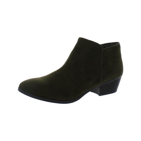 Style & Co. Womens Wileyy Faux Suede Comfort Booties