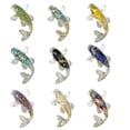 thumbnail image 4 of Natural Crystal Fish Miniature Figurine Resin Ornament Craft Home Decorations for Desktop Car Accessories, 4 of 4