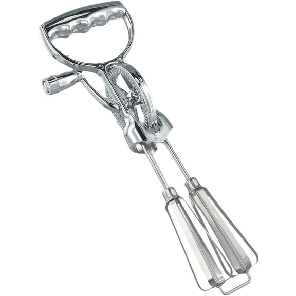 Stainless Steel Rotary Egg Beater Hand Crank Whisk for Home Kitchen Bakery