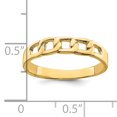 thumbnail image 3 of 14k Polished Link Band Ring R770, 3 of 5