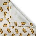 thumbnail image 3 of Car Curtains 2 Panels Set, Cartoon Style Automobiles Transportation Theme Vehicles for Boys Kids Nursery, Window Drapes for Living Room Bedroom, 55W X 39L Inches, Marigold Brown Black, by Ambesonne, 3 of 3