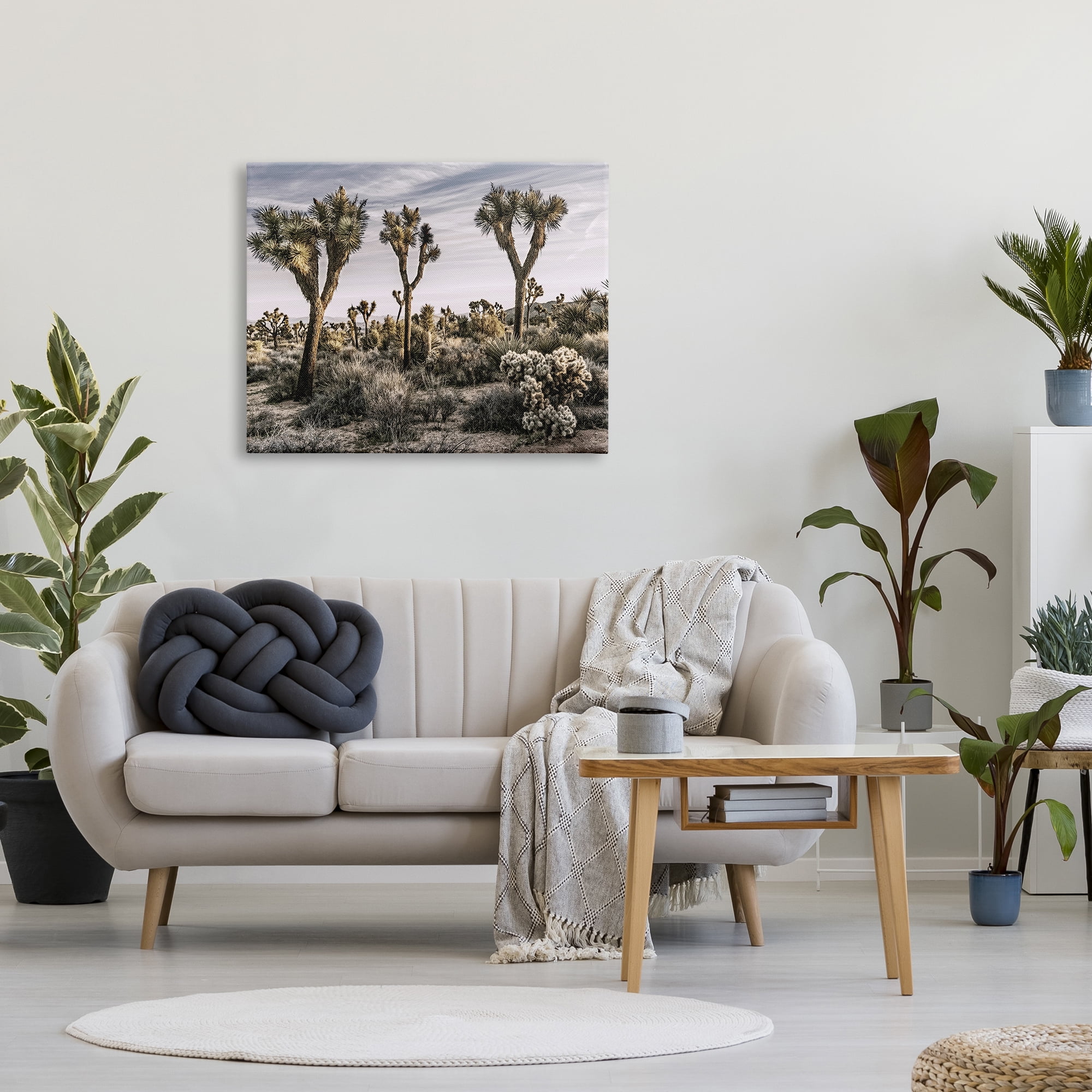 Stupell Industries Desert Cacti Vegetation Landscape Photography Gallery Wrapped Canvas Art Print Wall Art, 40 x 30