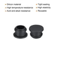 thumbnail image 2 of Uxcell Silicone Snap in Locking Hole Plugs For Kitchen Bulkheads Waterproof Sealing Plugs Black 12mm 30, 2 of 7