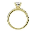 thumbnail image 6 of Unique Moments 2 Ct Diamond Solitaire With Accents Round Engagement Ring 10k Yellow Gold, 6 of 6