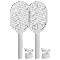 2-Pack: Ermek USB Rechargeable Fly Zapper Racquet