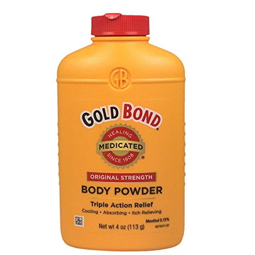 4 Pack - Gold Bond Body Powder, Medicated, Original Strength, 4 oz Each ...