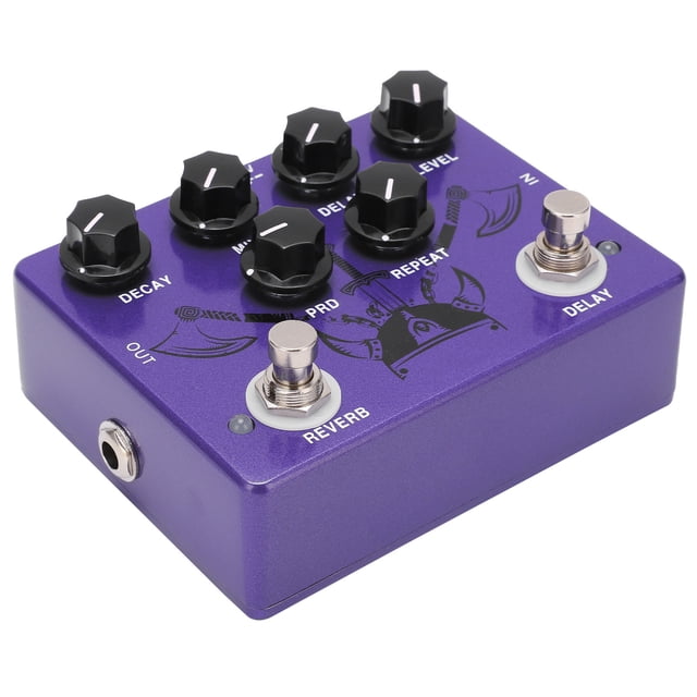 Reverb Guitar Effect Pedal,Guitar Effect Pedal Reverb Single Effect Pedal Guitar Effect Pedal Accessory Streamlined Design