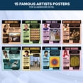 thumbnail image 4 of 15 pósteres artísticos educativos decorably, 28 x 36 cm, laminados mate, 4 of 6