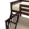 thumbnail image 6 of Max & Lily Solid Wood Bunk Bed, Twin over Full with Storage Trundle and Ladder for Kids, 6 of 11