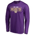 thumbnail image 2 of Men's Purple Washington Huskies We Are Icon Long Sleeve T-Shirt, 2 of 3