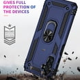 thumbnail image 7 of Designed for Samsung Galaxy A56 5G Case, Military Grade Protective Phone Case Cover with Enhanced Metal Ring Kickstand [Support Magnet Car Mount] Compatible with Samsung Galaxy A56 5G, Blue, 7 of 7