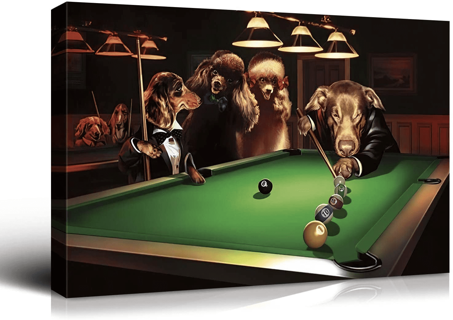 12"x20"Billiard beauty Painting HD Print on Canvas Home Decor Wall Art Picture