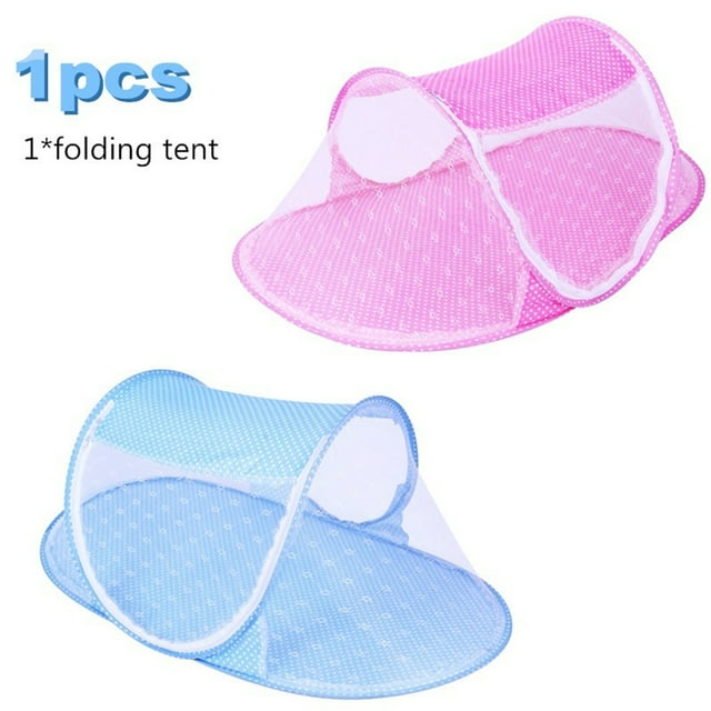 Cama de bebé plegable portátil, mosquitera de poliéster, cama para dormir para recién nacidos, cama de viaje