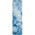 thumbnail image 2 of Safavieh Dip Dye Christabella Distressed Runner Rug, Blue/Ivory, 2'3" x 8', 2 of 7