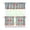 White-33, variant on Kitchen Window Curtains over Sink Blue Grey Baroque 24 Inch 3 Pieces Set Small Window Cafe Curtains for Home Decor Rod Pocket Tier Drapes