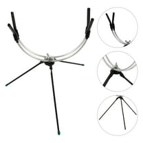 LULULION Metal Fishing Rod Rack Fishing Pole Storage Rack Assorted Color 1Pc