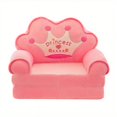 thumbnail image 5 of 1pc 50cm/19.68in Children's Multifunctional Cartoon Folding Small Sofa, Kindergarten Baby Learns To Sit On The Seat, Boys And Girls Lazy Sofa Can Be Disassembled And Washed, 5 of 5