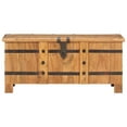 thumbnail image 2 of vidaXL Chest Storage Box Trunk Bench Hall Cabinet Furniture Solid Wood Acacia, 2 of 16