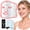 White, variant on Morfone Red Light Therapy for Face with Cooling Gel Pack, 4 Modes LED Face Mask, 850nm NIR & 660nm Red Light Mask Home Travel Gift
