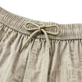 thumbnail image 4 of Sngxgn Mens Casual Shorts - Drawstring Summer Beach Stretch Shorts with Pockets(Khaki,XXXL), 4 of 4