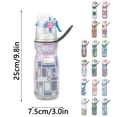 thumbnail image 2 of Buy 2 get 10% off 470ml 16.5fl Oz Summer Exercise, Drinking Water Remove Heat, Triple-Layer Keep Cold, Spray Water Cup, Outdoor Sports Water Cup, Creative Gift, 2 of 3
