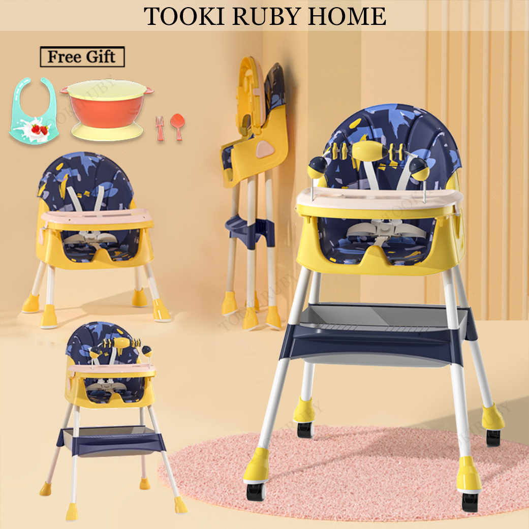 4in1 Convertible High Chair, Toddler Chair, Booster Seat, Infant to