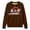 Brown, variant on Shadoumai Christmas Sweater Women Crewneck Long Sleeve Knit Sweatshirt Funny Graphic, Ribbed , Relaxed Fit, Cozy Knit Jumper Xmas Party Pullover,Christmas Clothes,Winter Oufit