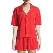 Kendall + Kylie Women's Juniors' Terry Cabana Shirt