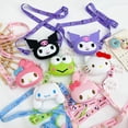 thumbnail image 2 of Monedero de silicona Kawaii Sanrio para niños, bolsa de mensajero de Hello Kitty, My Melody Kuromi Cinnamoroll, lindo juguete de dibujos animados, regalo de Navidad, 2 of 4