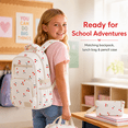thumbnail image 2 of Soda Candy Girls Backpack Set 3pcs Coquette Bow School Bookbag for Kids Cute Kawaii Printed Book Bag with Lunch Bag Pencil Pouch, 2 of 7
