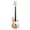 Brown, variant on Fretless Electric Bass Guitar GP Bass Full Size 4 String for Experienced Bass Players with Wrench Tools, Burlywood