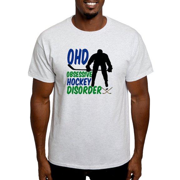 CafePress - Hockey Humor Light T Shirt - Men's Classic Graphic T-Shirt