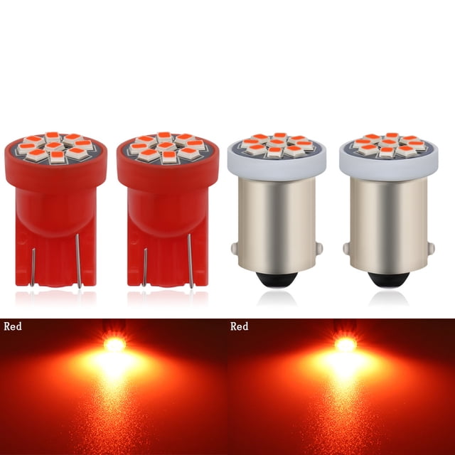 Luz LED para instrumentos de coche nueva DC/AC6V T10 BA9S 2016 9SMD luz de matrícula no polar luz de caja de coche