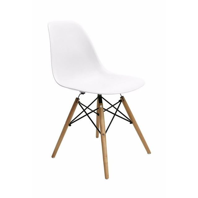 Chaise de salle à dîner moderne Eiffel de Nicer Furniture blanche