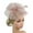 Pink, variant on MESSUEN Fascinators Hats for Women Tea Party Fascinators Hats for Women Tea Party Hat Ladies Church Hats Dress Hat Tea Hats for Women Womens Tea Party Hat Beige One Size