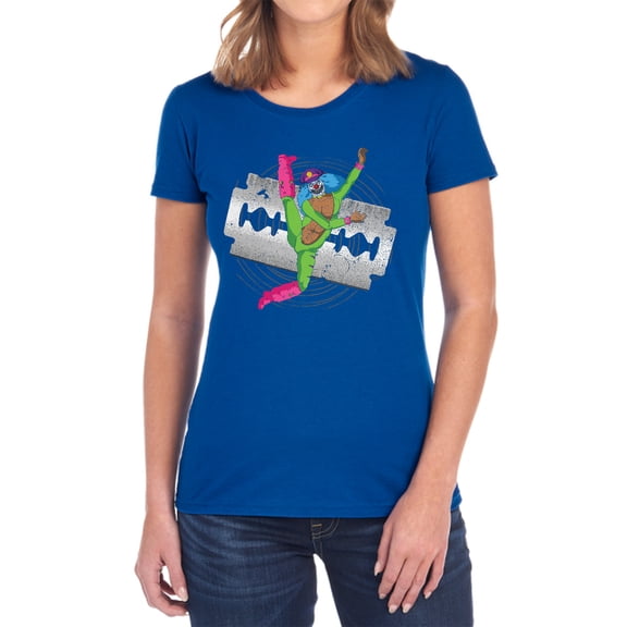 Metalocalypse Rockso Dance Women's T Shirt, Royal, Small