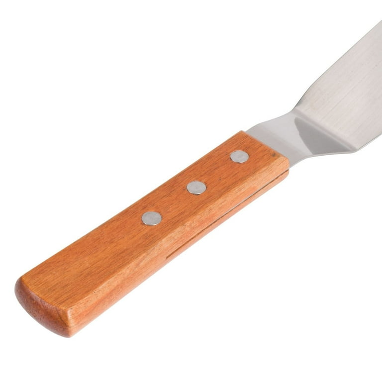 Choice 4 1/2 Blade Straight Baking / Icing Spatula with Wood Handle