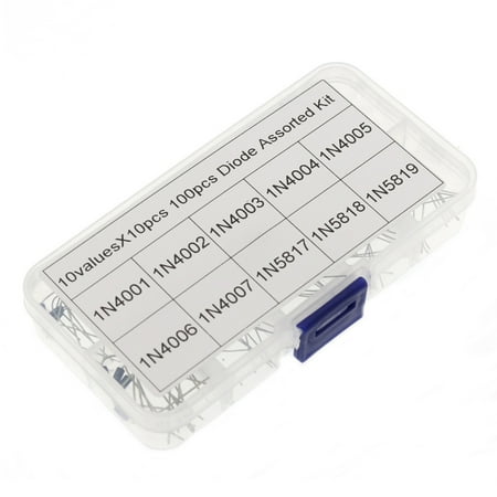 

Aokid 100Pcs Diode Miniature High Stability Metal Professional Rectifying Diode Kit for Device Maintenance Industrial control