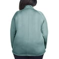 thumbnail image 5 of Kirkland Signature Women's Full Zip Fleece Jacket Green XL, 5 of 6
