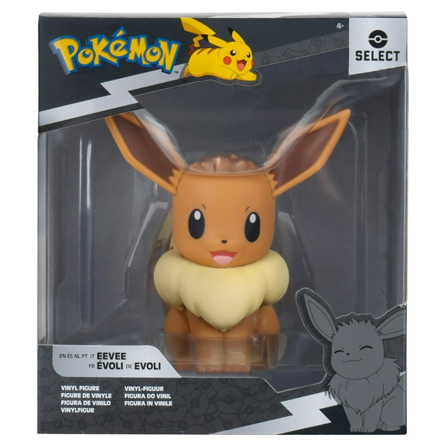 Figura de vinilo Pokemon Eevee Select de 10 cm con licencia oficial