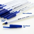 thumbnail image 6 of BAZIC Ballpoint Nova Blue Color Stick Pens, 1.0 mm, (12/Pack), 1-Pack, 6 of 6