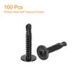 thumbnail image 3 of Tornillos autorroscantes de cabeza Phillips Uxcell, 100Pcs #8x1" Tornillo para chapa metálica, 3 of 4