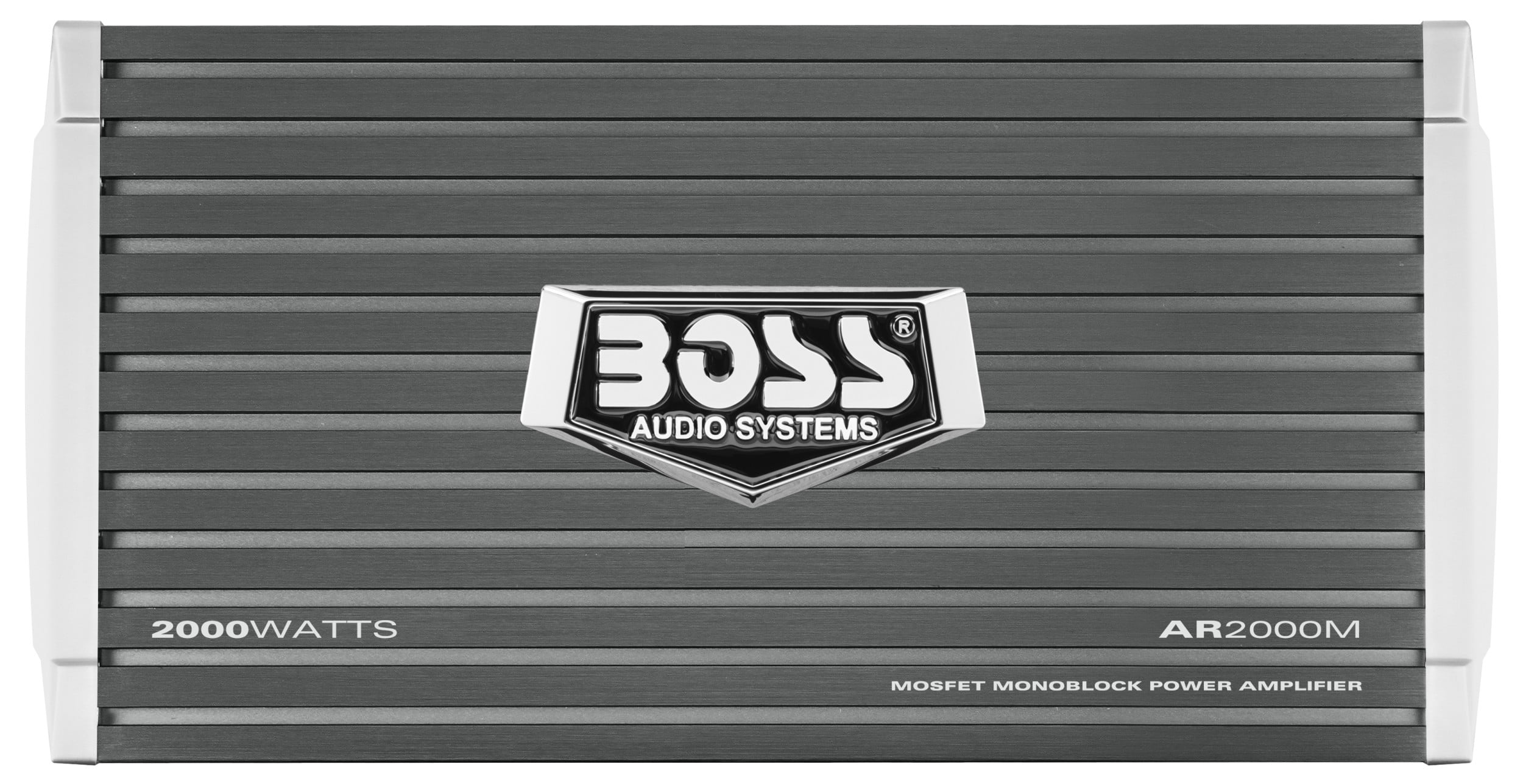 BOSS Audio Systems AR2000M Armor Series Car Amplifier - 2000 High Output, Monoblock, Class A/B, 2/4 Ohm Stable, High/Low Level Inputs, Low-Pass Crossover, Mosfet Power Supply, Stereo