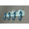 thumbnail image 2 of Zeckos Seahorse Wall Hook Nautical Decorative Coat Rack Beach Home Decor, 2 of 6