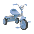 thumbnail image 4 of Ubravoo Toddler Foldable Tricycle Trike with Pedals PU Wheels Cool Lights,1-5 Years  Girls Boys,Blue, 4 of 8