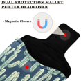 thumbnail image 3 of Haosy Cartoon Cactus Golf Mallet Putter Cover Strong Magnetic Leather Golf Club Headcover Closure, 3 of 7