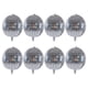 thumbnail image 2 of Silver Leaf Balloons, Shiny Surfaces Smoother Surfaces 8Pcs 4D Silver Foil Balloon For Anniversaries ANGGREK Otros, 2 of 8